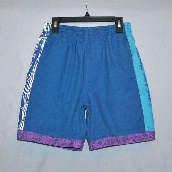 OP Other - Vintage Ocean Pacific Shorts Boys Size Large Retro Surf Blue & Geometric Shorts